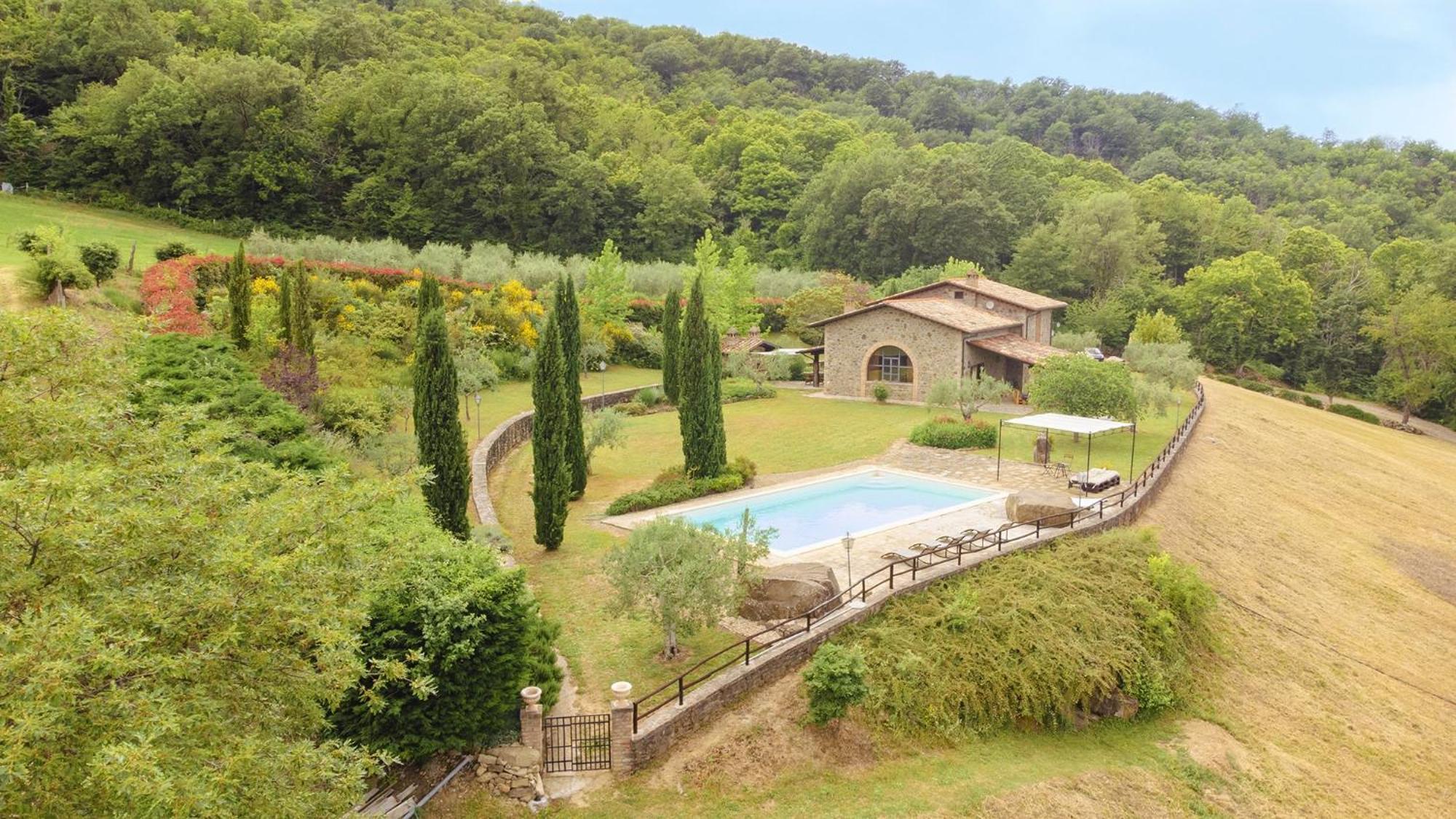 Villa Elisa - Private Pool & Airco Near Reschio Castle Lugnano Экстерьер фото